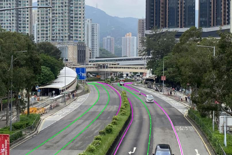 Lane Annotation for Aerial Data